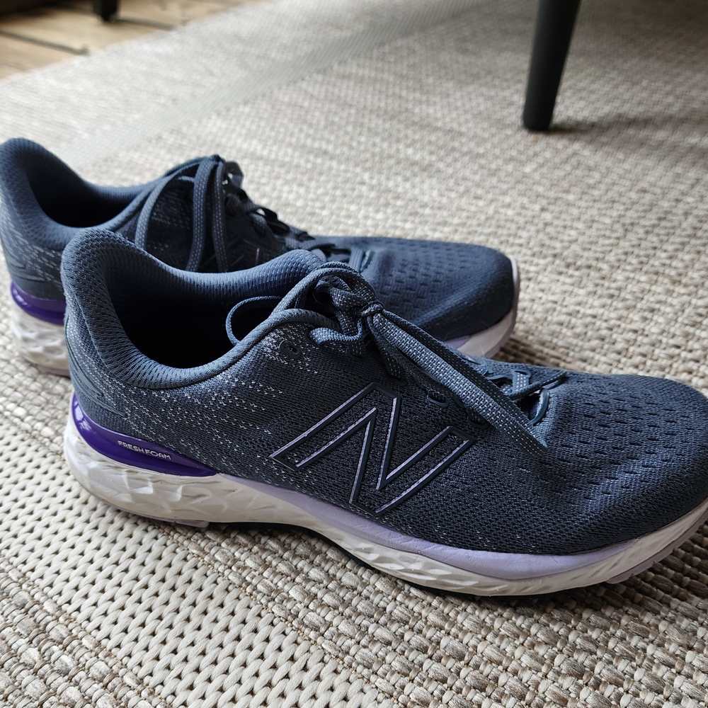 New Balance Women's Purple and Gray Athletic Shoes